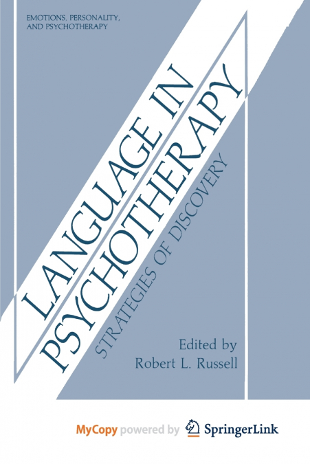 Language in Psychotherapy
