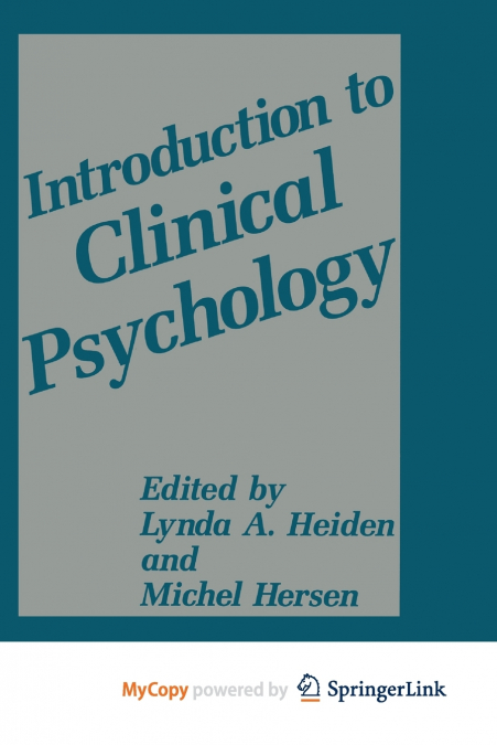 Introduction to Clinical Psychology