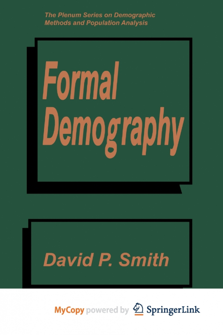 Formal Demography