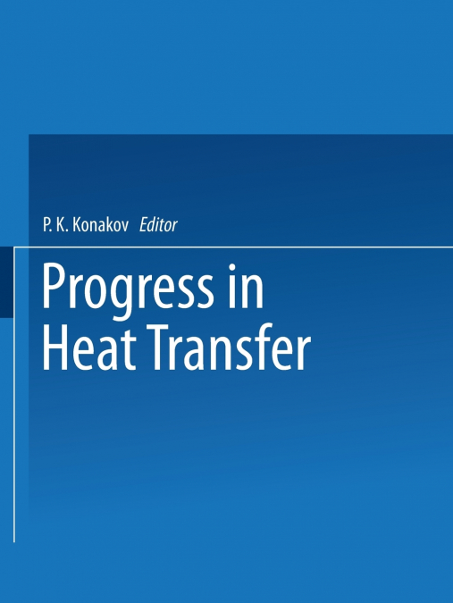 Progress in Heat Transfer