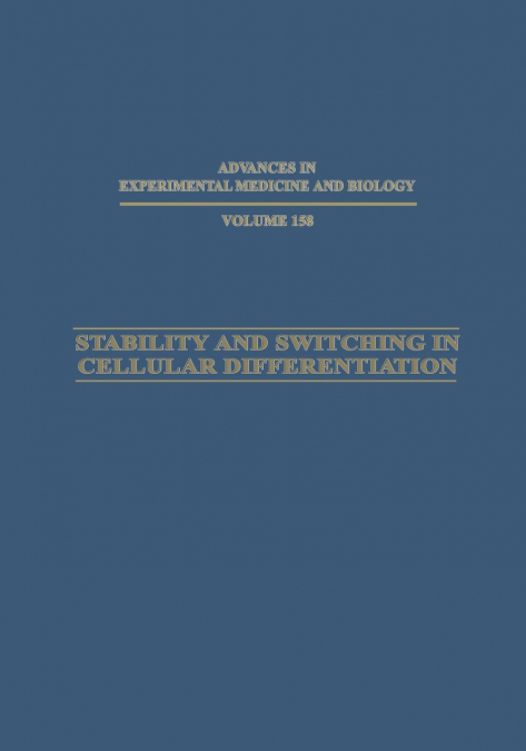 Stability and Switching in Cellular Differentiation