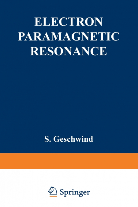 Electron Paramagnetic Resonance