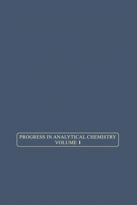 X-Ray and Electron Methods of Analysis