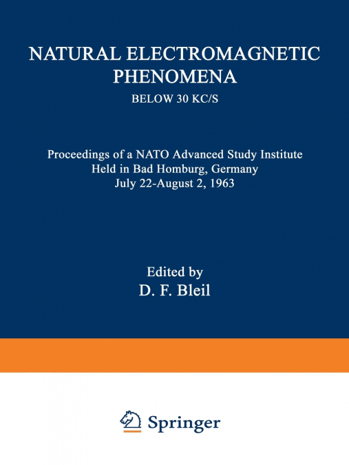 Natural Electromagnetic Phenomena Below 30 Kc/S