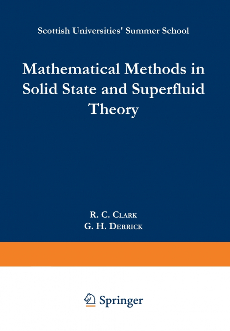 Mathematical Methods in Solid State and Superfluid Theory