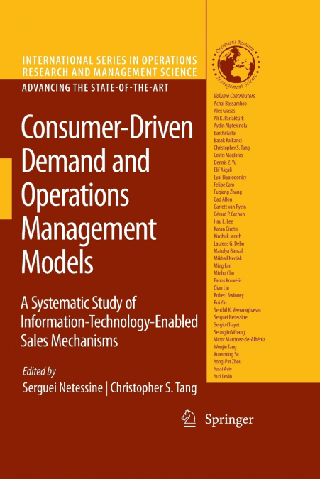 Consumer-Driven Demand and Operations Management Models