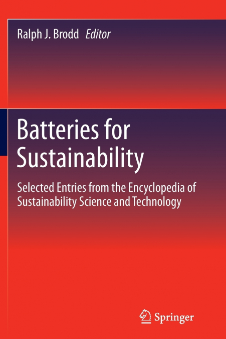 Batteries for Sustainability