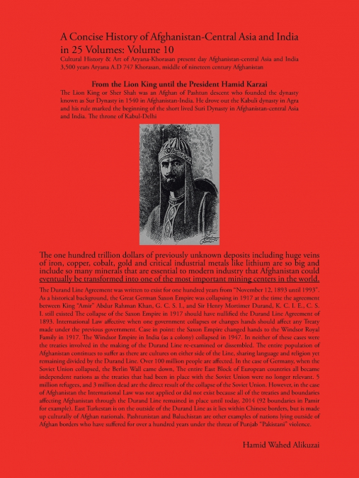 A Concise History of Afghanistan-Central Asia and India in 25 Volumes