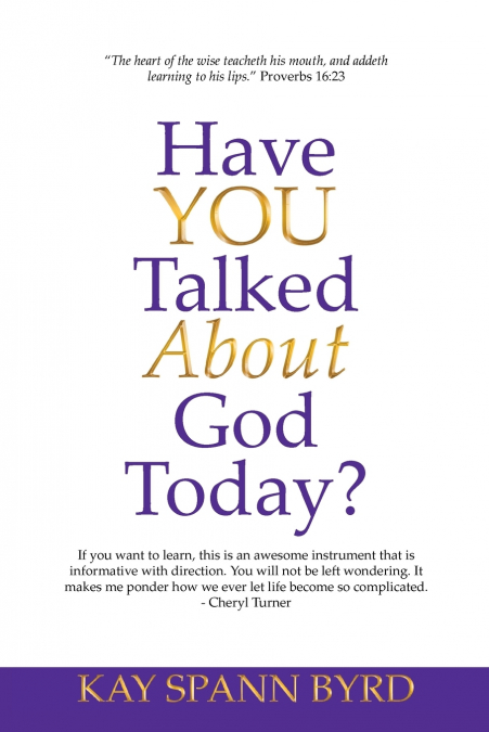 Have You Talked about God Today?