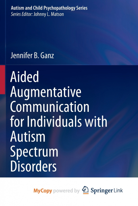 Aided Augmentative Communication for Individuals with Autism Spectrum Disorders