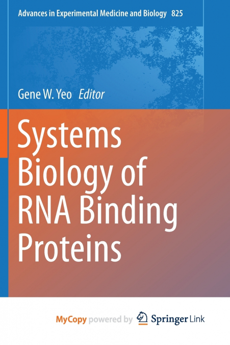Systems Biology of RNA Binding Proteins