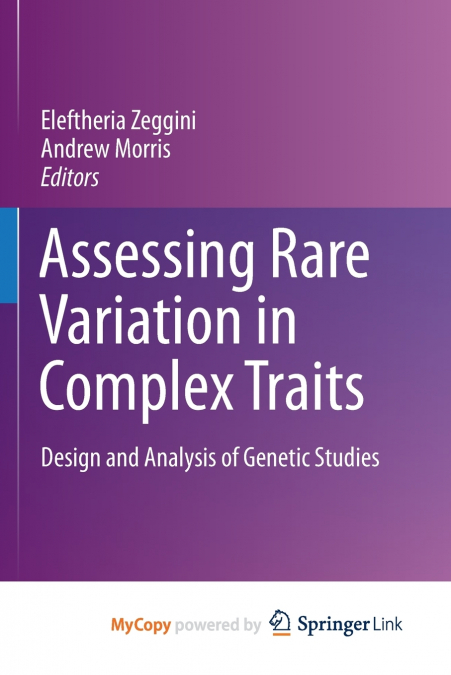 Assessing Rare Variation in Complex Traits