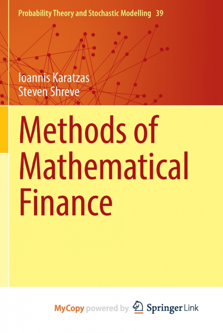 Methods of Mathematical Finance
