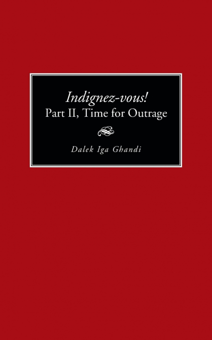 Indignez-Vous! Part II, Time for Outrage