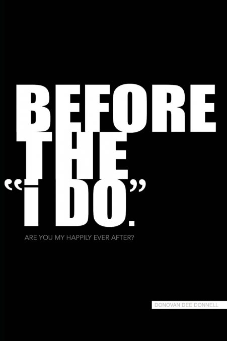 Before the 'i DO'