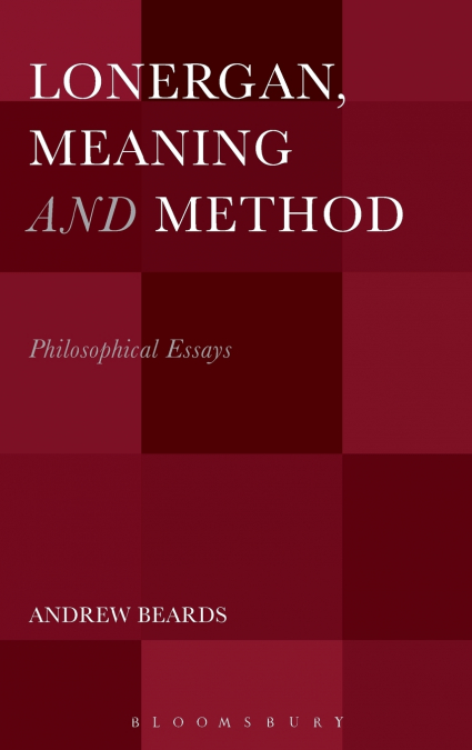 Lonergan, Meaning and Method