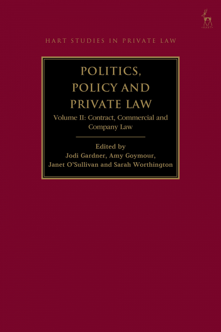 Politics, Policy and Private Law