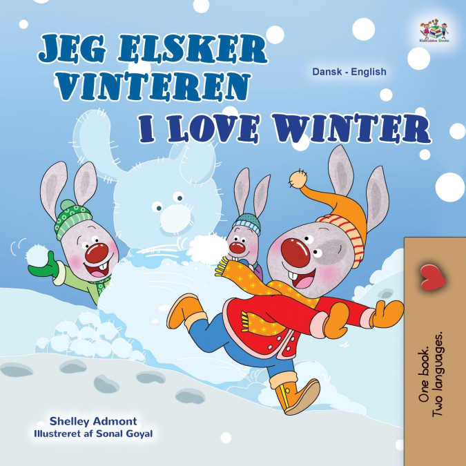 I Love Winter (Danish English Bilingual Children’s Book)