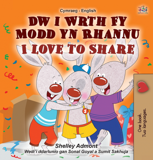 I Love to Share (Welsh English Bilingual Children’s Book)