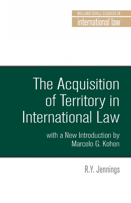 The acquisition of territory in international law