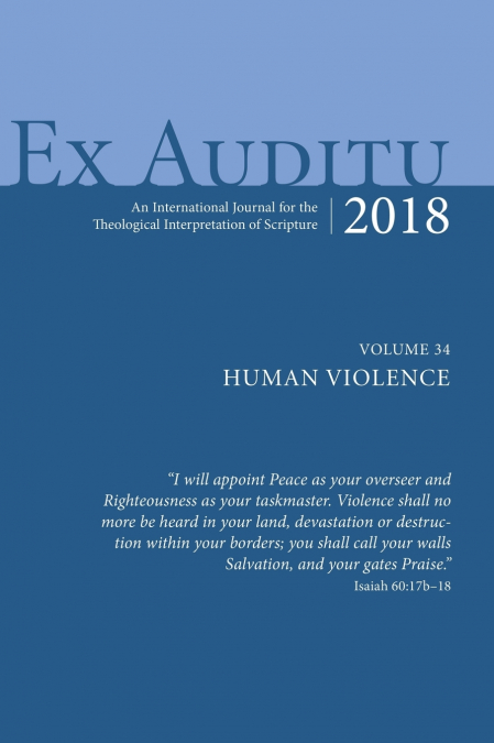 Ex Auditu - Volume 34