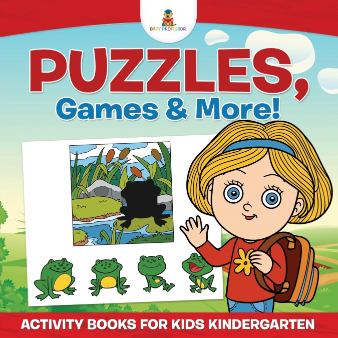 Puzzles, Games & More! Activity Books For Kids Kindergarten