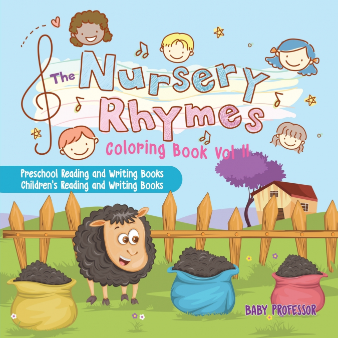 The Nursery Rhymes Coloring Book Vol II - Preschool Reading and Writing Books | Children’s Reading and Writing Books