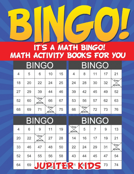 Bingo! It’s a Math Bingo! Math Activity Books for You