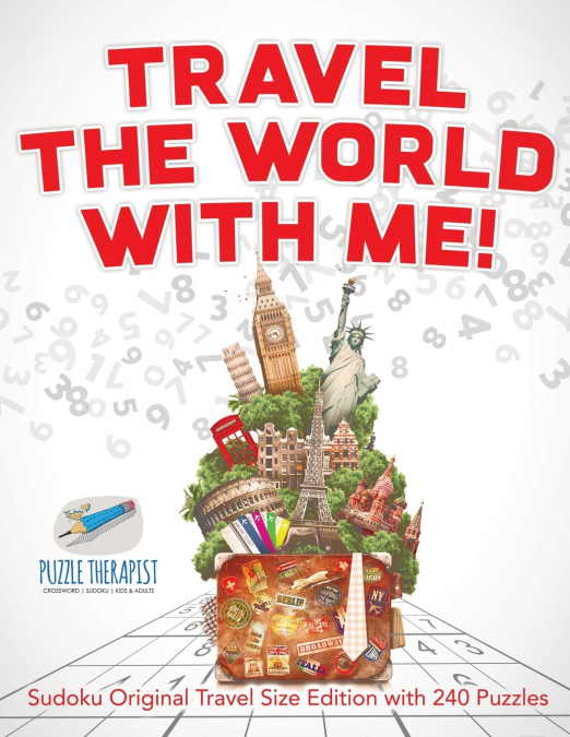 Travel The World with Me! | Sudoku Original Travel Size Edition with 240 Puzzles