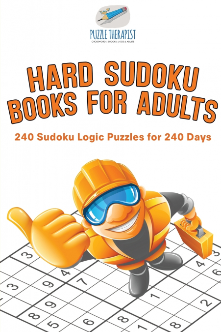 Hard Sudoku Books for Adults | 240 Sudoku Logic Puzzles for 240 Days