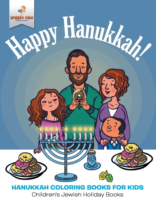 Happy Hanukkah - Hanukkah Coloring Books for Kids | Children’s Jewish Holiday Books