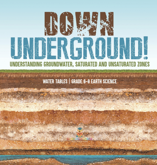 Down Underground! Understanding Groundwater, Saturated and Unsaturated Zones | Water Tables | Grade 6-8 Earth Science