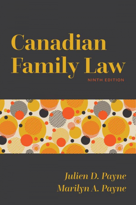 Canadian family law ninth edition