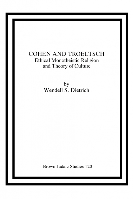 Cohen and Troeltsch