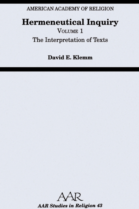 Hermeneutical Inquiry