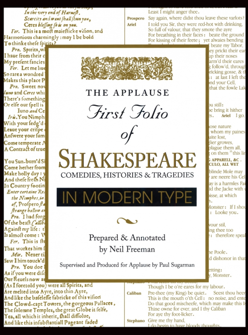 Applause First Folio of Shakespeare in Modern Type