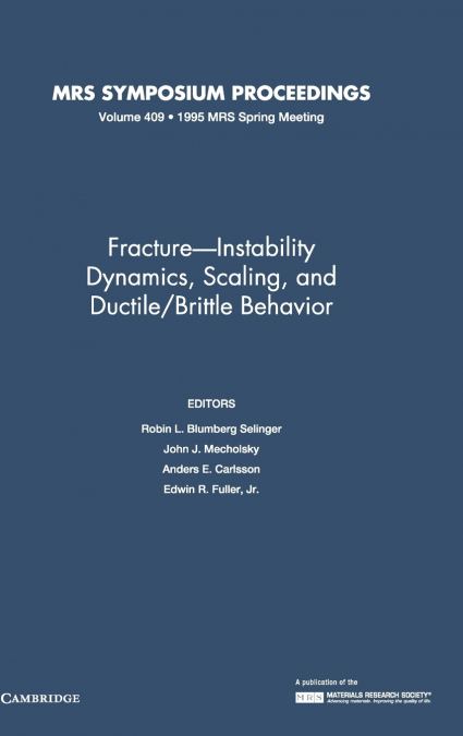 Fracture-Instability Dynamics, Scaling and Ductile/Brittle Behavior