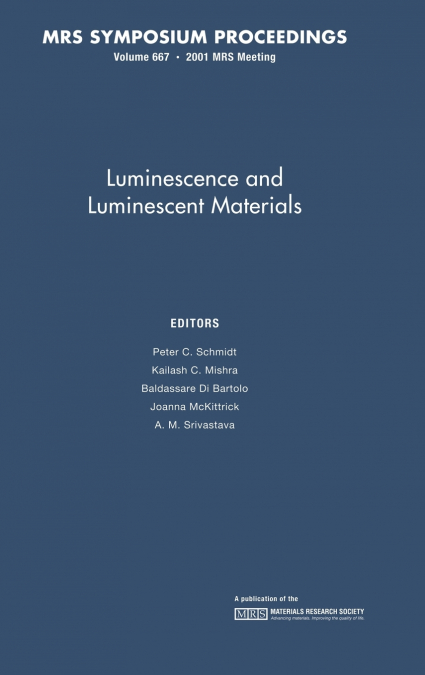 Luminescence and Luminescent Materials