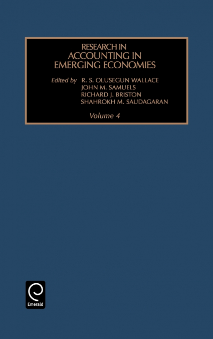 Research in Accounting in Emerging Economies