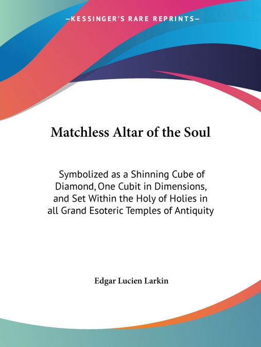 Matchless Altar of the Soul