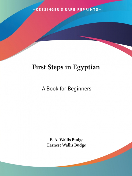 First Steps in Egyptian