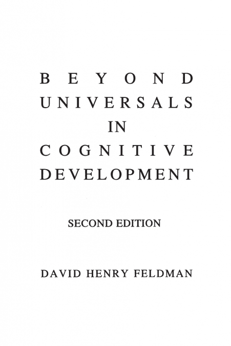 Beyond Universals in Cognitive Development