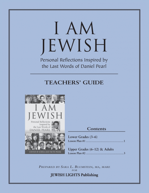 I Am Jewish Teacher’s Guide
