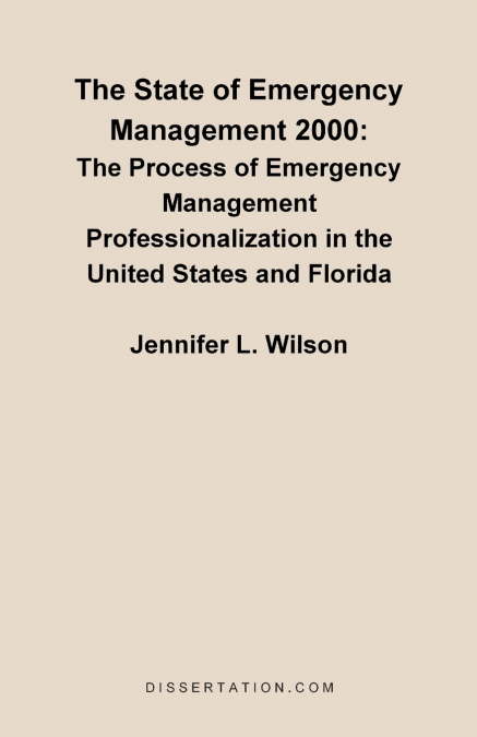 The State of Emergency Management 2000