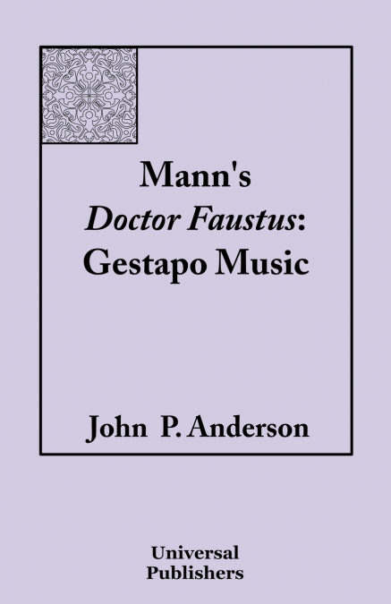 Mann’s Doctor Faustus