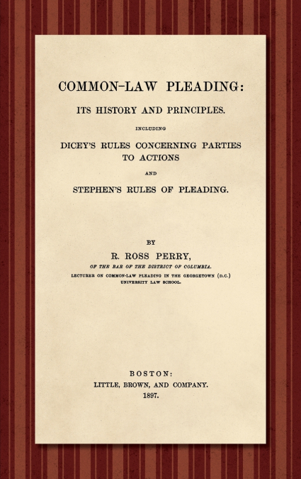Common-Law Pleading [1897]