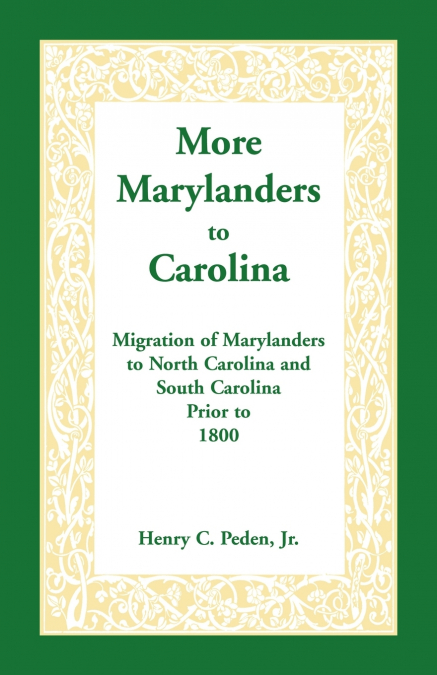 More Marylanders to Carolina