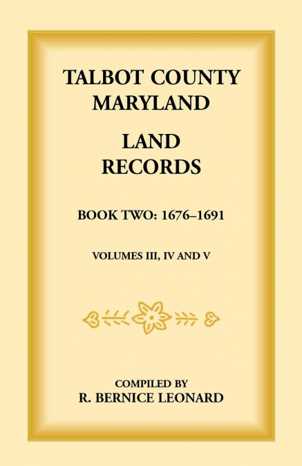 Talbot County, Maryland Land Records