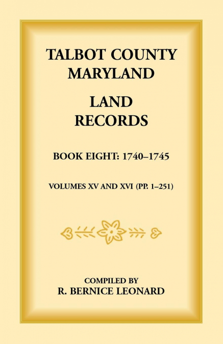 Talbot County, Maryland Land Records