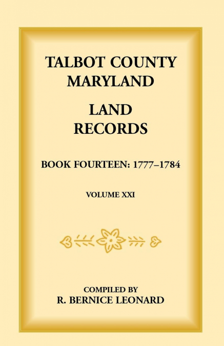 Talbot County, Maryland Land Records